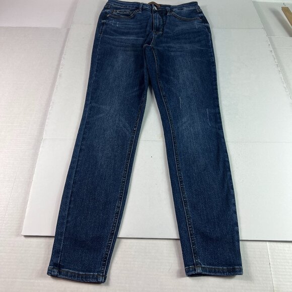 Judy Blue Jeans Women's 29x27* Skinny High Rise Ankle Blue Faded Denim Tag 29 - Picture 1 of 16